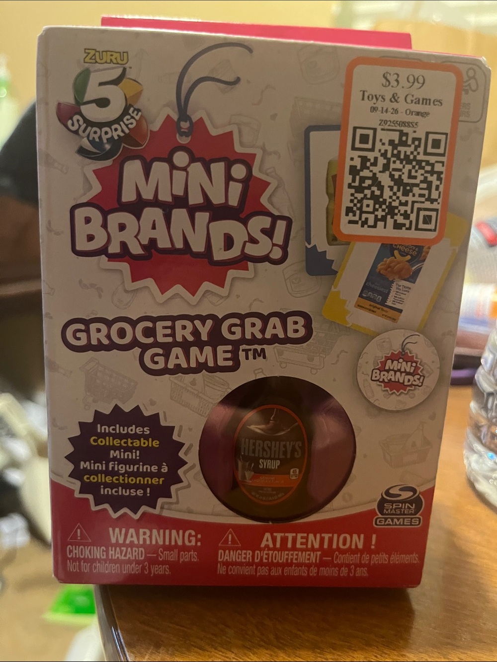 New without tags
Sealed Mini Grocery Grab Game - Pink Miniature Collectible